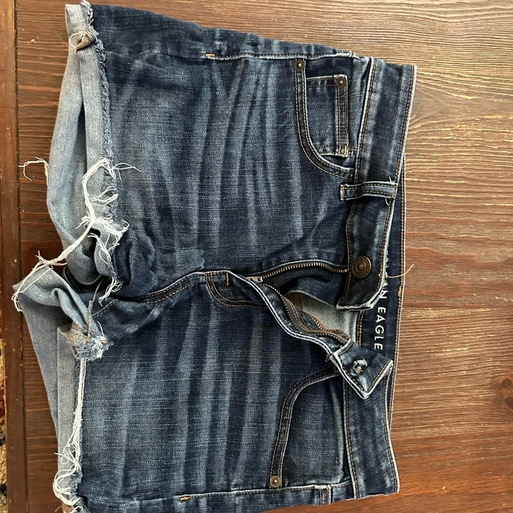 American Eagle Denim High Waist Shorts - Picture 1 of 3